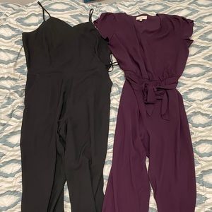 Lot of 2 Loft Jumpsuits Rompers 16P